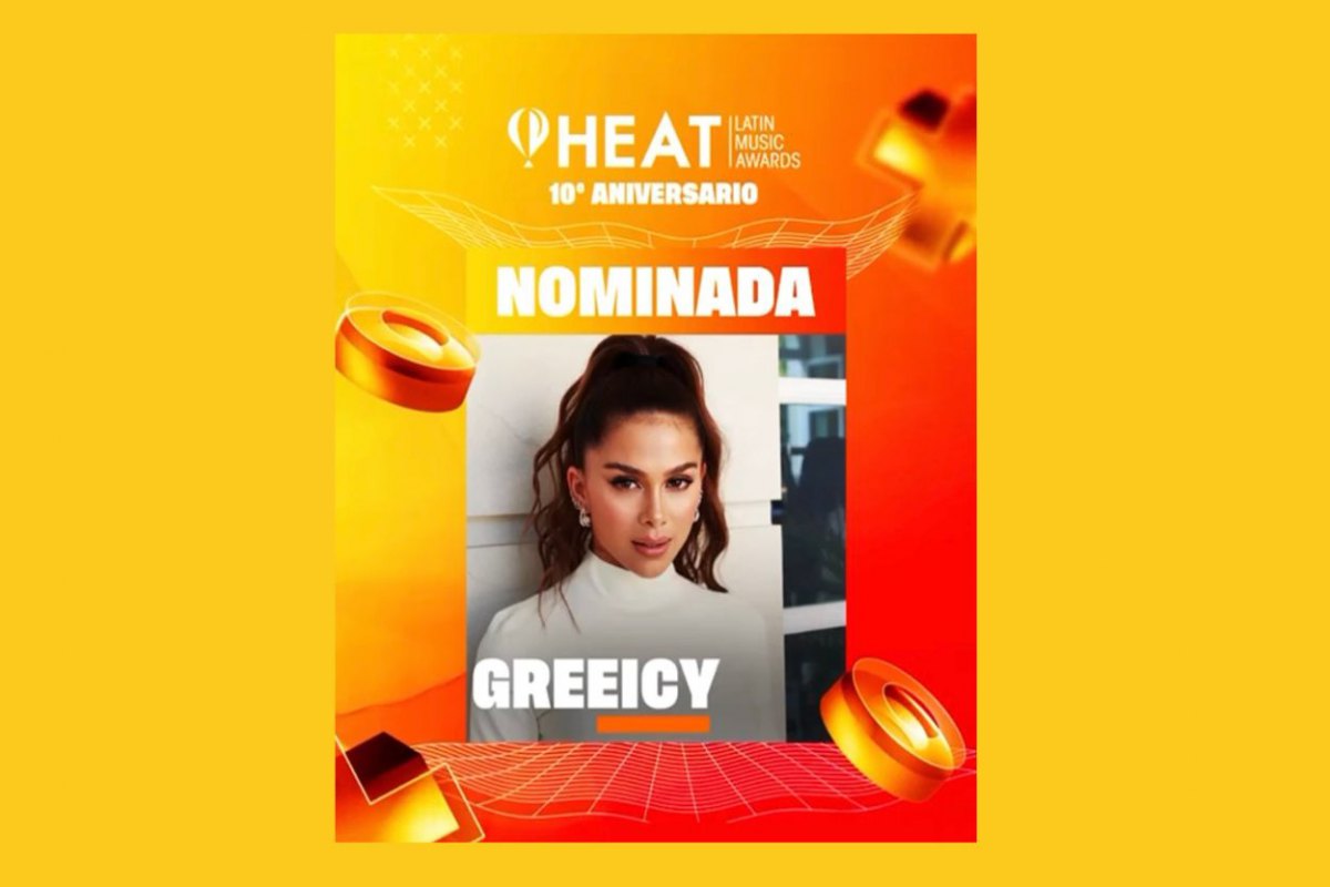 Greeicy nominada a tres "Heat Latín Music Awards"