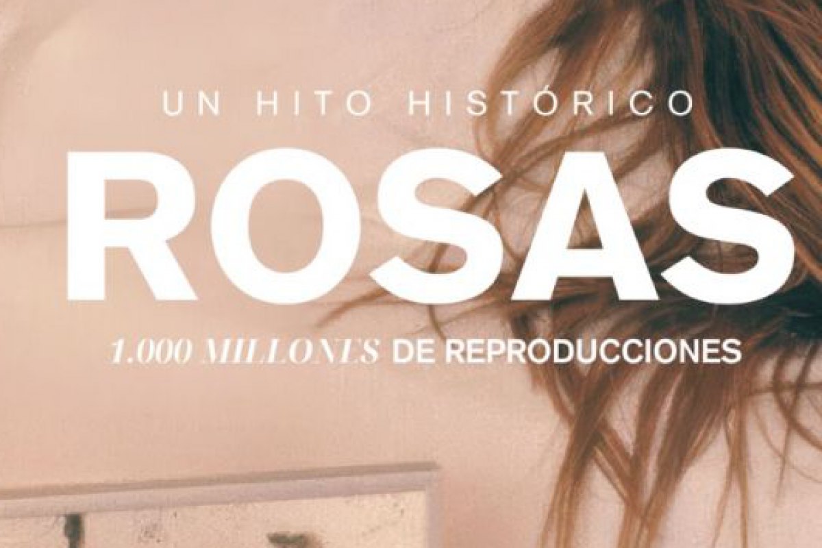 "Rosas" supera los 1,000 millones de reproducciones
