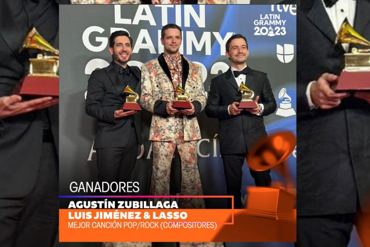 ¡Felicidades a Lagos por  ser ganadores del Latin Grammy!