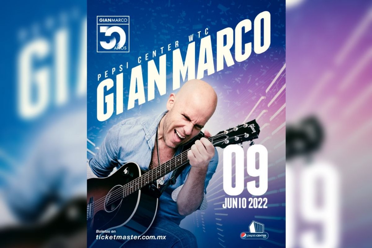 Gian Marco anuncia concierto en CDMX 