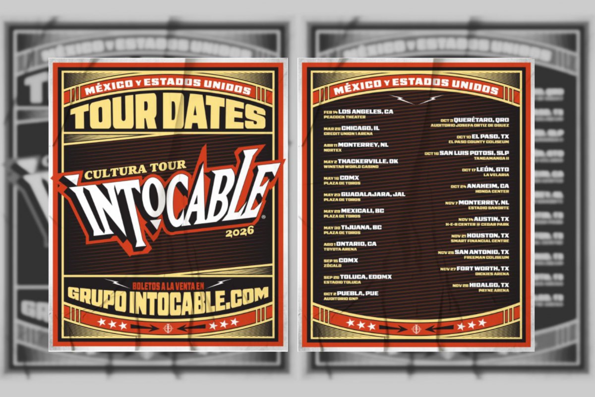 GRUPO INTOCABLE ANUNCIA SU “CULTURA TOUR” 2026