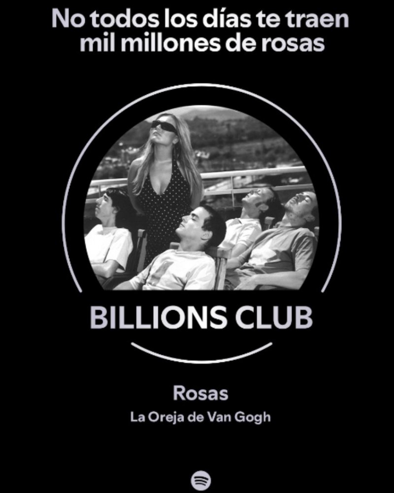 La Oreja de Van Gogh entra al prestigioso Billions Club.