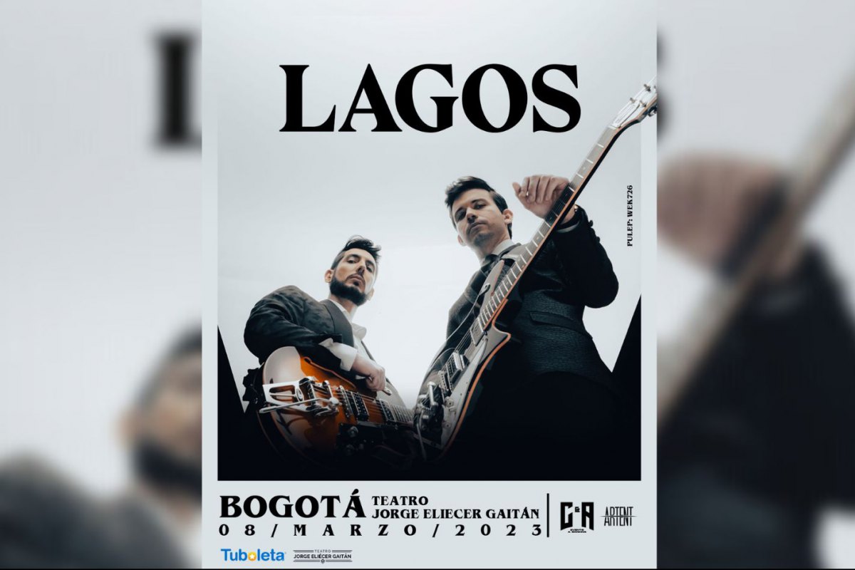 LAGOS anuncia show en Bogotá