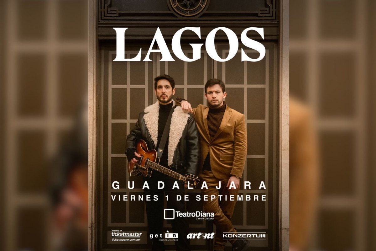 LAGOS anuncia show en Guadalajara