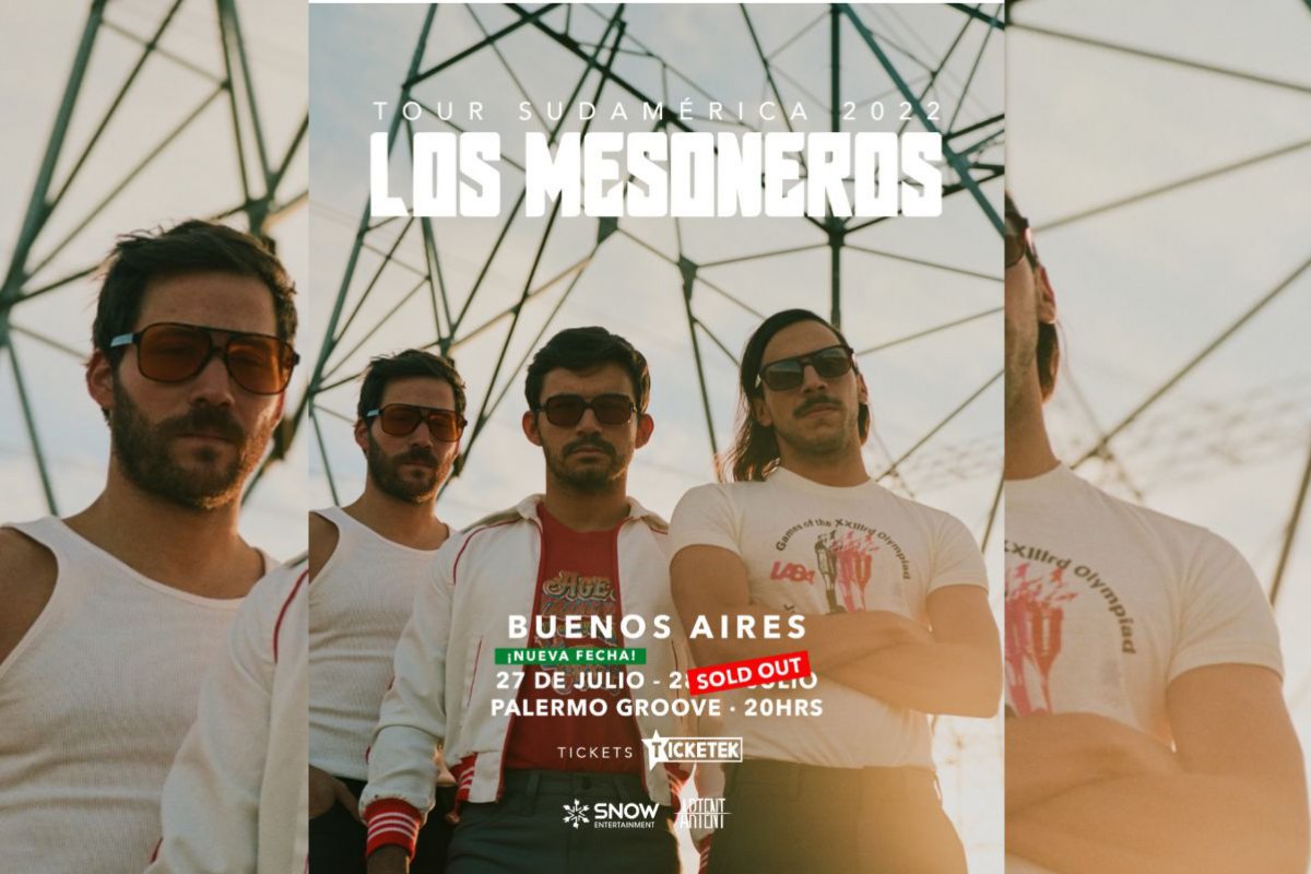 Los Mesoneros anuncian sold-out y nueva fecha en Argentina