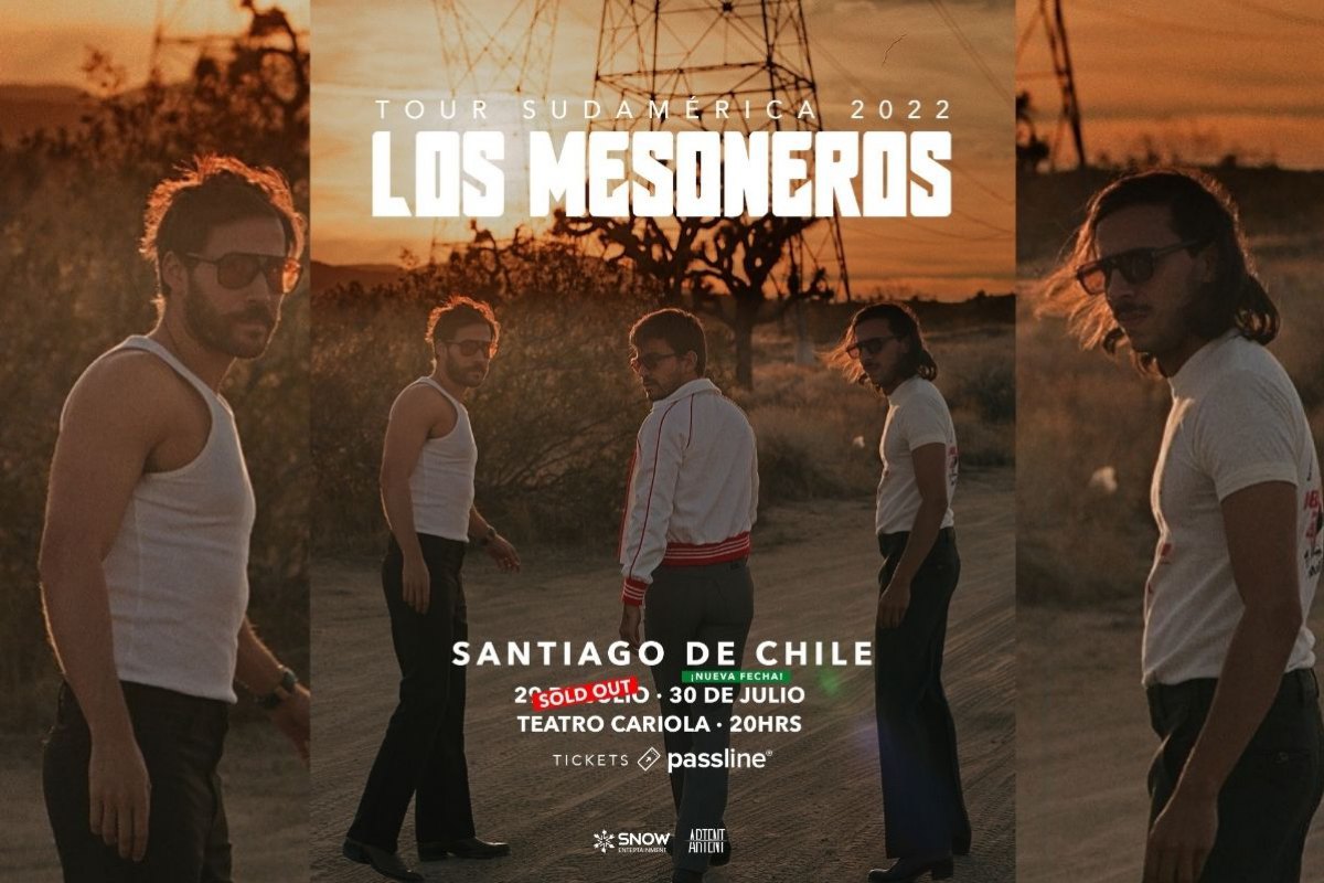 Tras sold-out en Chile, Los Mesoneros anuncian segunda fecha
